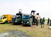 Gotong Royong TNI Warga Sukowati Bojonegoro, Panggung HUT ke-81 RI Makin Siap