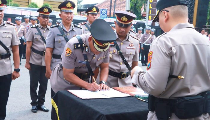 Sejumlah Pejabat Polres Lamongan Berganti, Ada Kapolsek Babat hingga Bluluk
