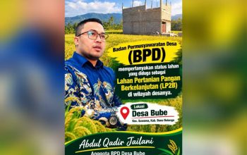 BPD Desa Bube Bone Balango Pertanyakan Legalitas Gedung Walet di Lahan LP2B