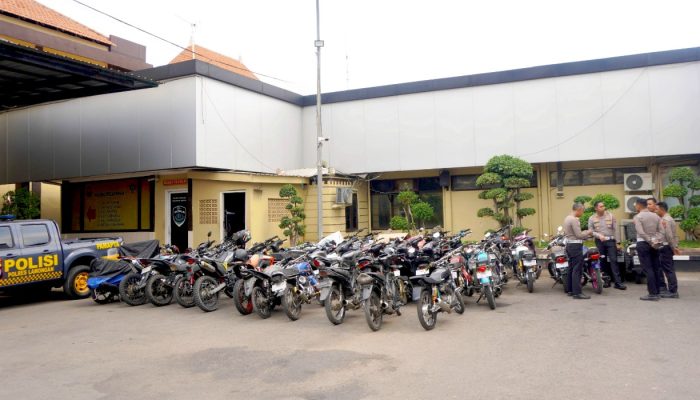 Bikin Bising dan Resahkan Warga, 48 Motor di Lamongan Ditindak