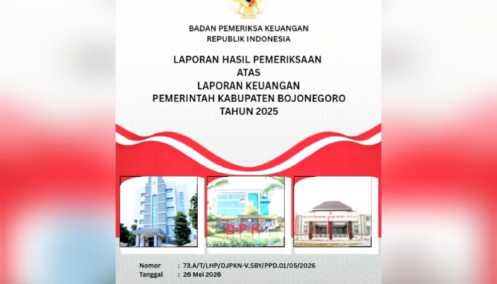Kabar Baik, Keuangan Bojonegoro 2025 Raih Opini WTP