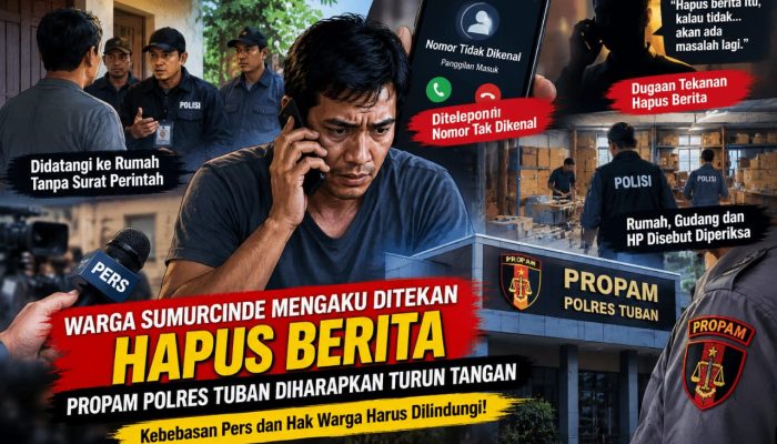 Dugaan Tekanan terhadap Warga Sumurcinde Untuk Hapus Berita, Klarifikasi Polres Tuban Dinantikan