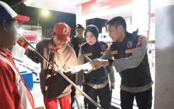 Kapolres Bojonegoro Sisir SPBU, Ini yang Jadi Perhatian