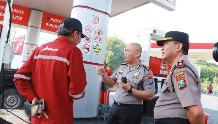 Pastikan BBM Aman, Kapolres Lamongan Perintahkan Pengawasan SPBU