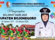 Bojonegoro Genap 349 Tahun, Kades Simorejo Beri Ucapan Selamat