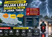 BMKG Warning, Hujan Petir Berpotensi Guyur Bojonegoro, Lamongan hingga Bangkalan