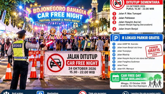 Festival Sandur Bojonegoro Digelar, Ini Rekayasa Lalu Lintasnya