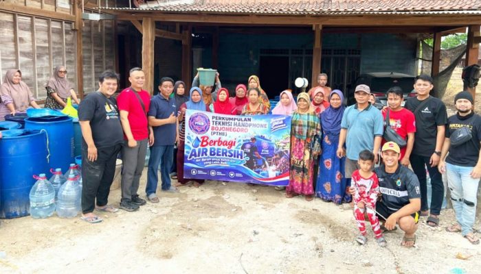 PTHB Bojonegoro Bantu Warga, 96 Ribu Liter Air Bersih Disalurkan