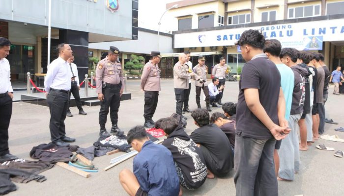 Cegah Bentrokan, Polisi Sita 14 Motor di Lamongan