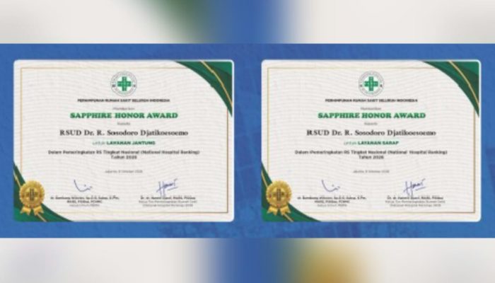 Dua Layanan RSUD Sosodoro Bojonegoro Diakui di Tingkat Nasional