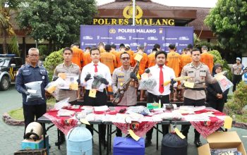 Curat hingga Curanmor Menggila, Polres Malang Amankan 129 Tersangka