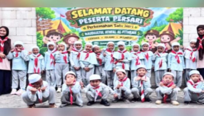 Penuh Keceriaan, Begini Keseruan 74 Santri RA Al Fithrah Surabaya Ikuti PERSARI Prasiaga